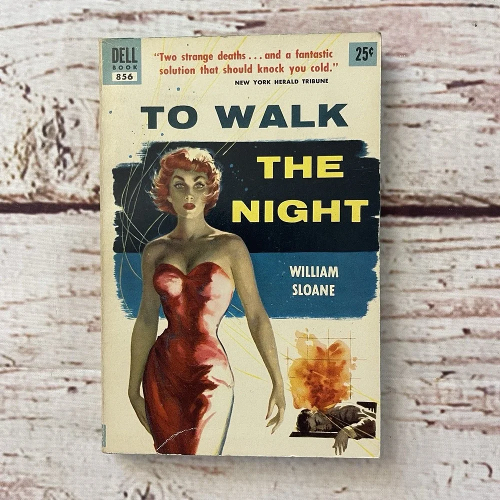 To Walk The‎ Night by Sloane Dell Book 856 1958 Crime gga Vintage Paperback